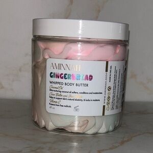AMINNAH Gingerbread Whipped Body Butter. New. 8 fl oz
